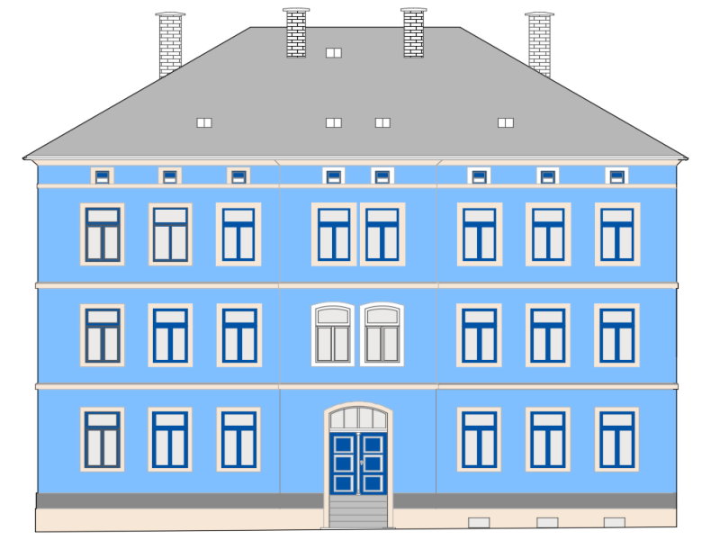 Bauantrag Schnitt gebäude Schnittzeichnung Dresden, Bauingenieur Gebäudeschnitt, Immobilienvermessung, Aufmaß Grundriss Berlin Dresden Leipzig